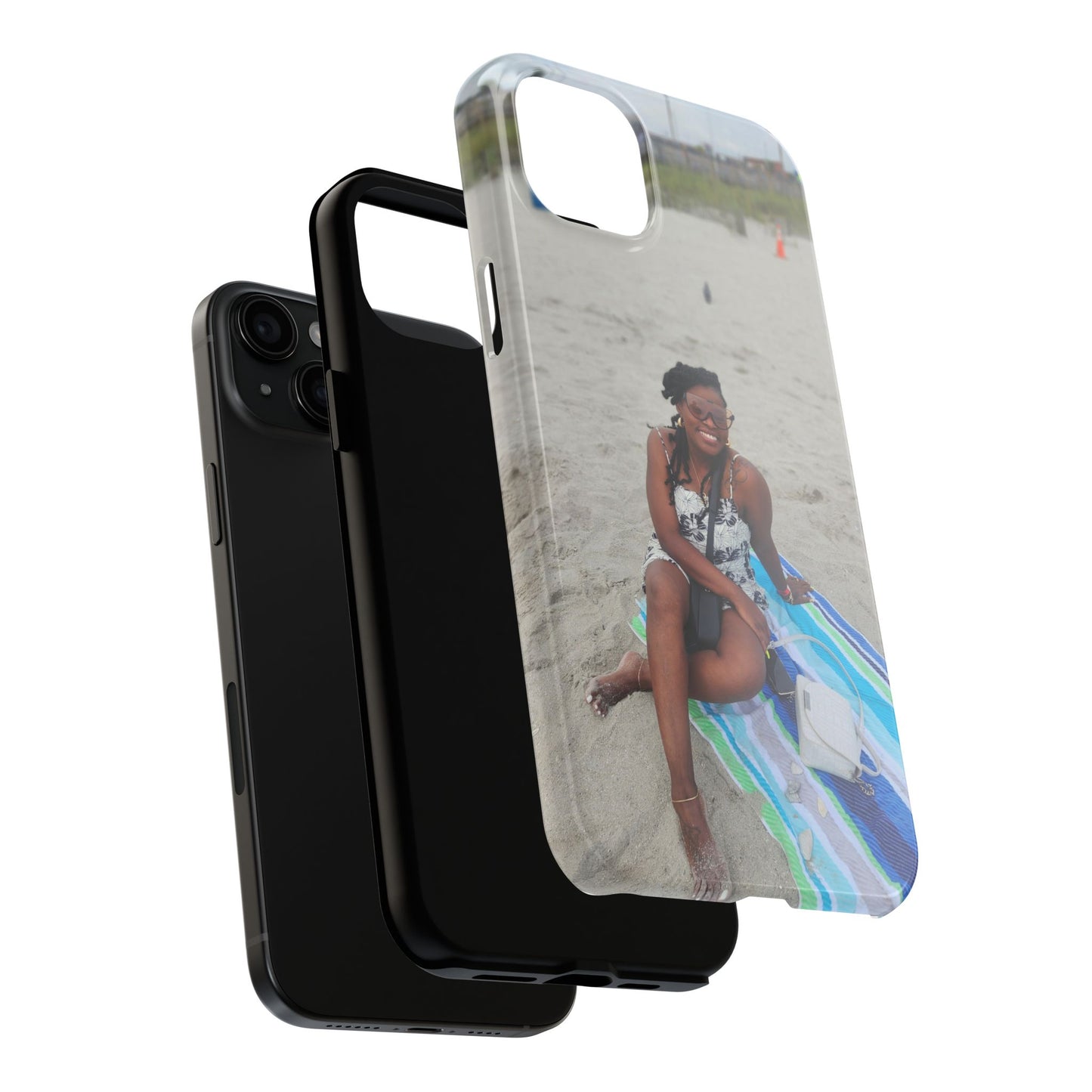 Her Personalized Tough Phone Cases, Customizable Phone Cover, Durable Phone Protection, Beach Memories Case, Unique Gift Idea, Summer Vibes