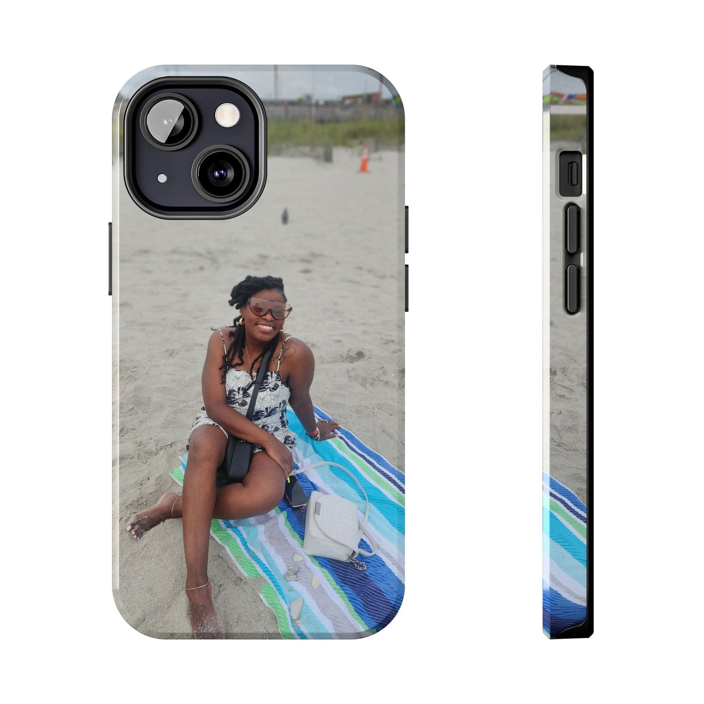 Her Personalized Tough Phone Cases, Customizable Phone Cover, Durable Phone Protection, Beach Memories Case, Unique Gift Idea, Summer Vibes