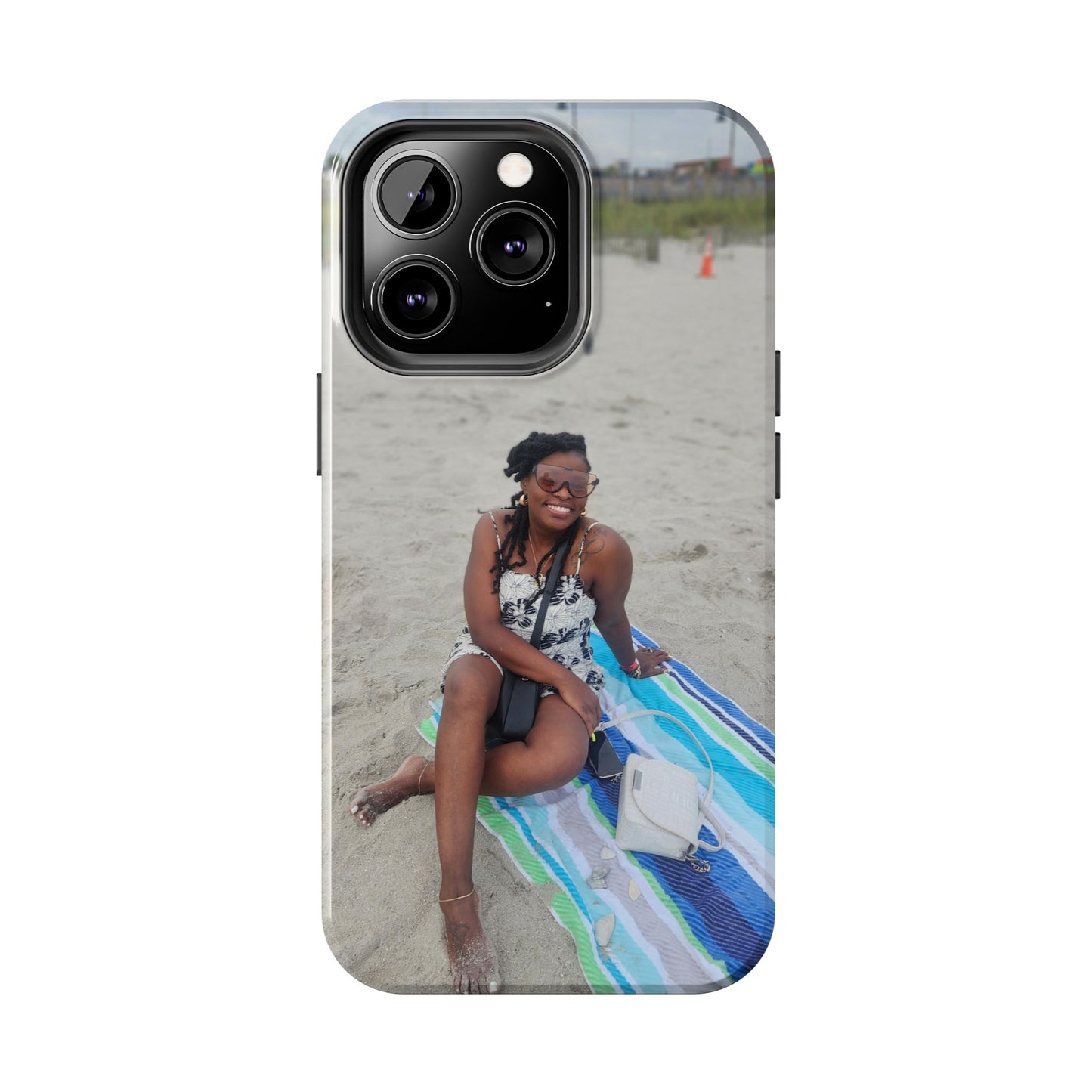 Her Personalized Tough Phone Cases, Customizable Phone Cover, Durable Phone Protection, Beach Memories Case, Unique Gift Idea, Summer Vibes