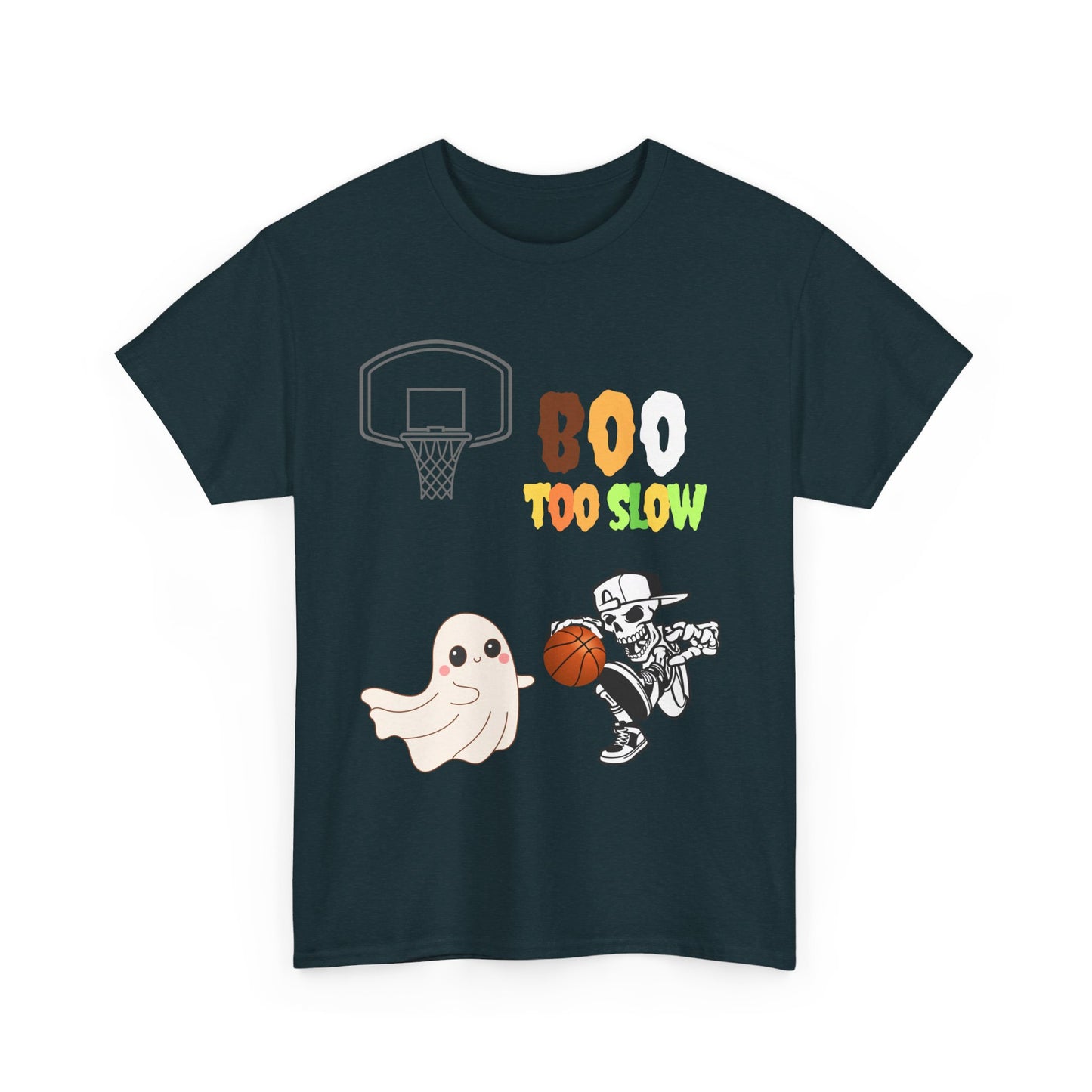Halloween tshirt boo too slow Unisex Heavy Cotton Tee