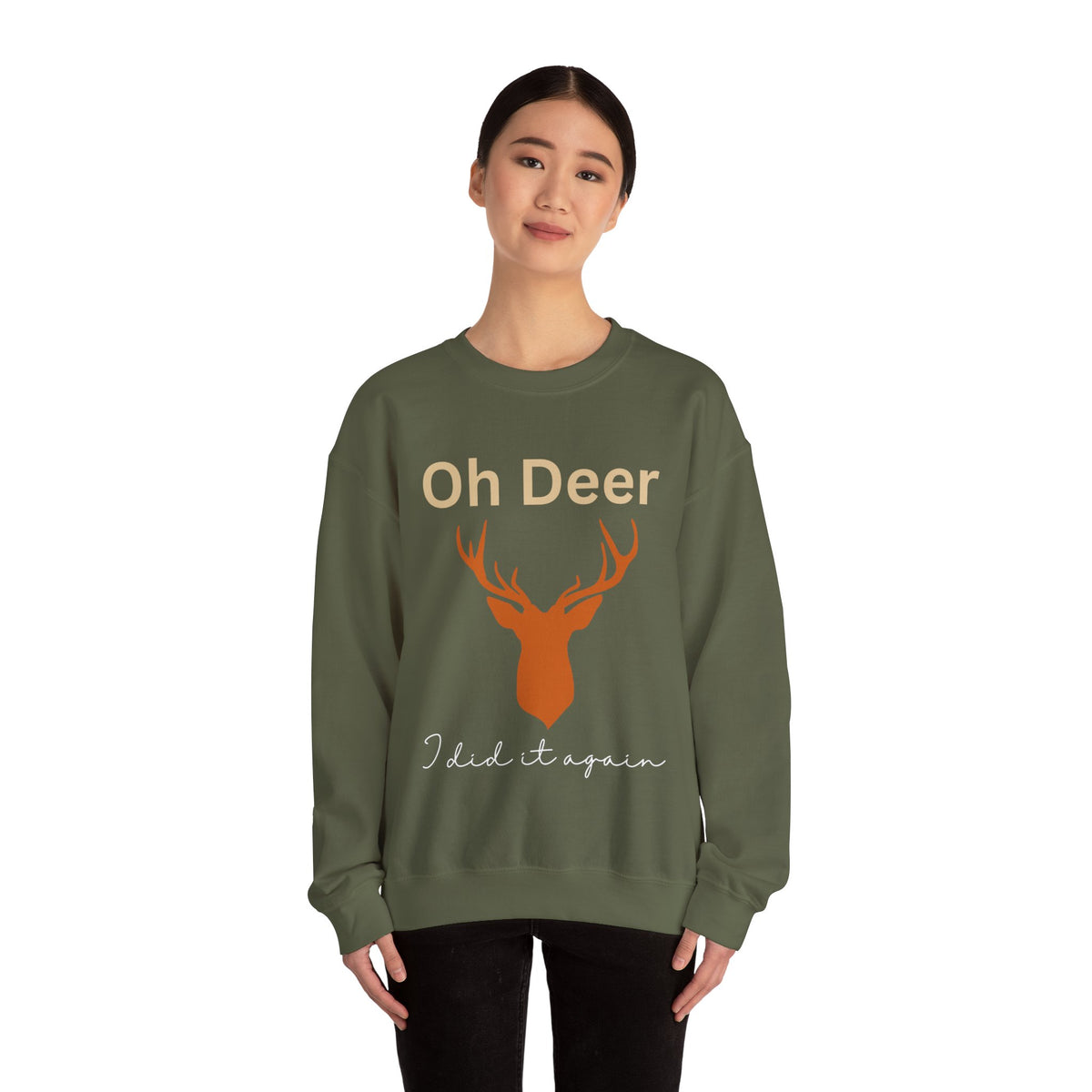 Oh deer, I did it again. Crewneck Sweatshirt