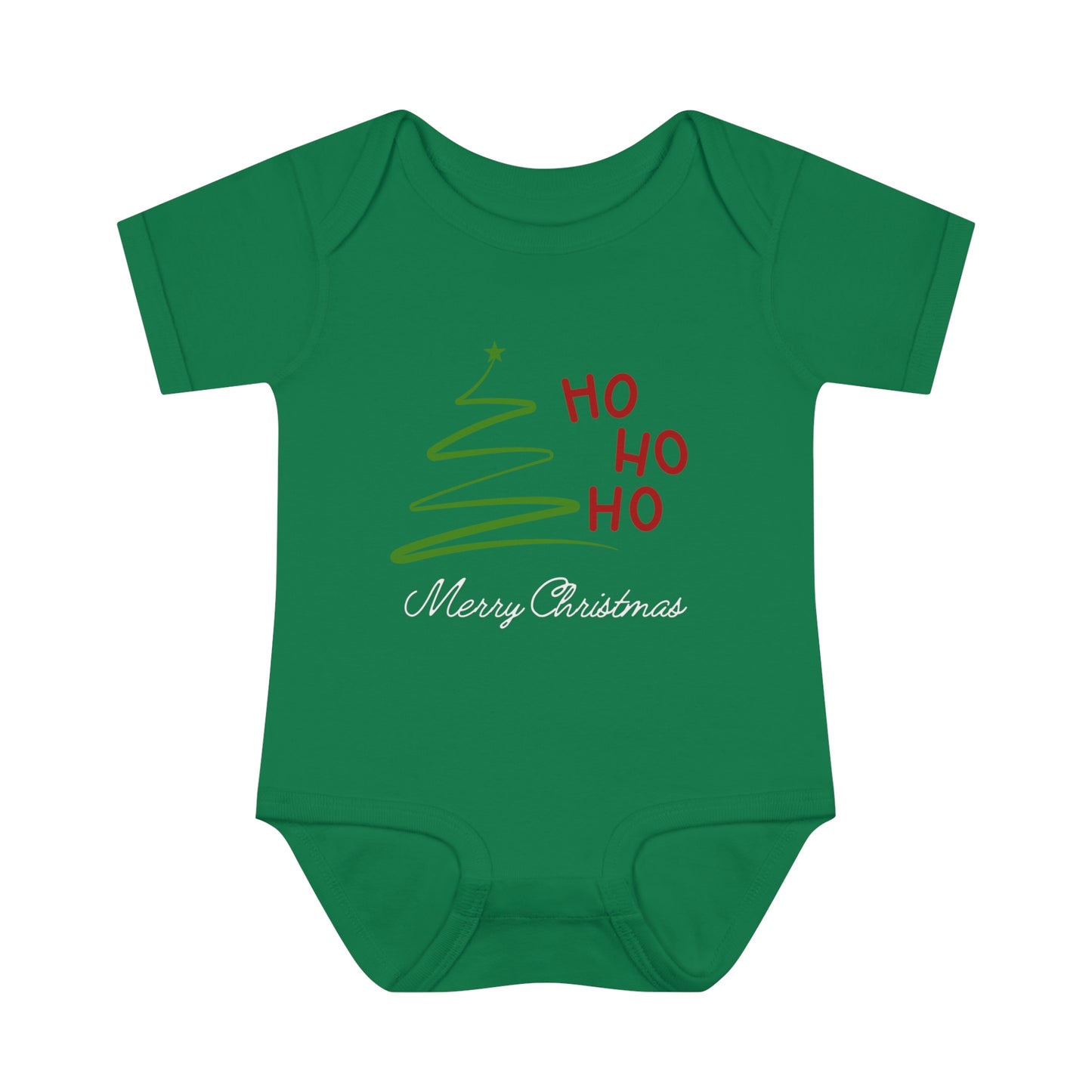 Ho ho ho , Infant Baby Rib Bodysuit