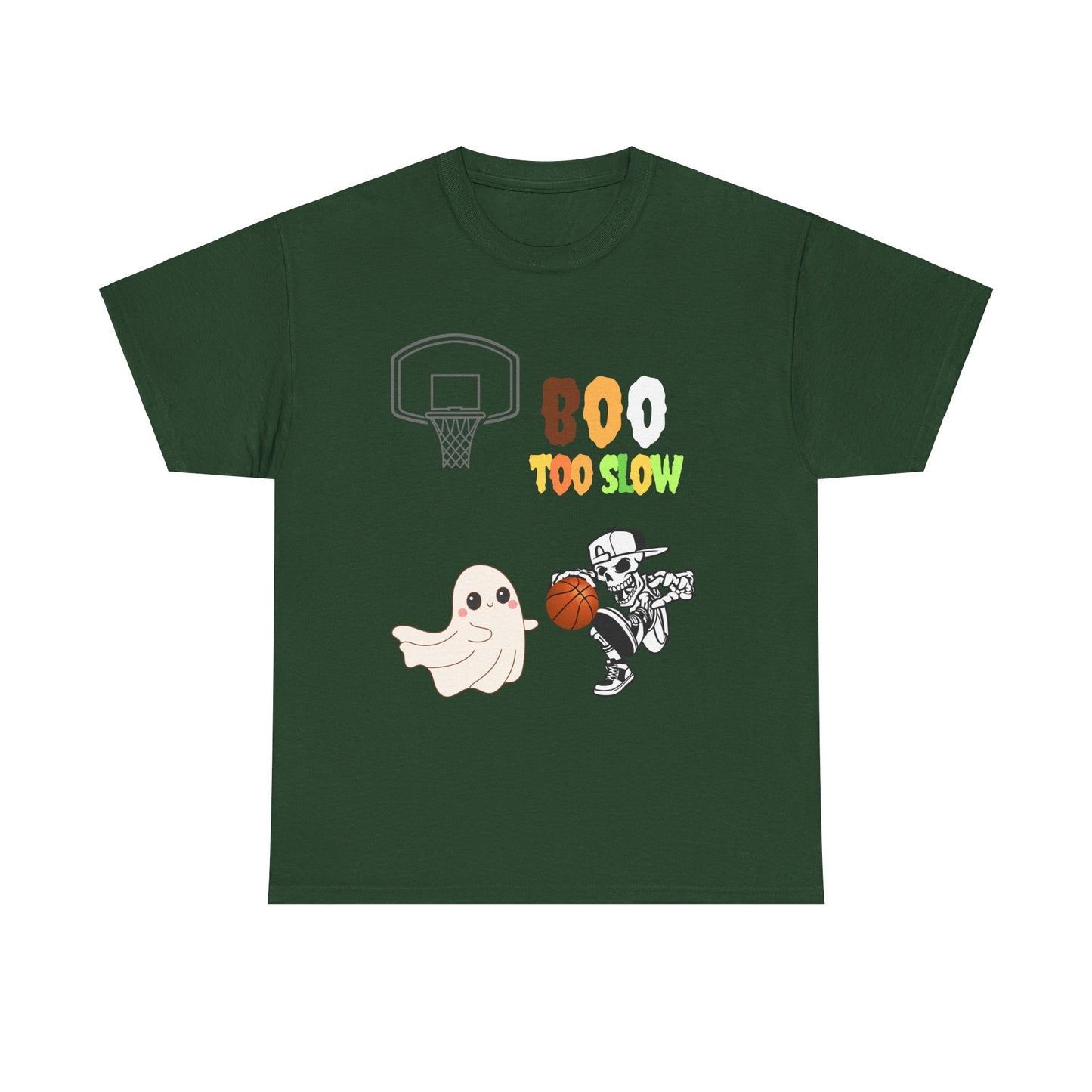 Halloween tshirt boo too slow Unisex Heavy Cotton Tee