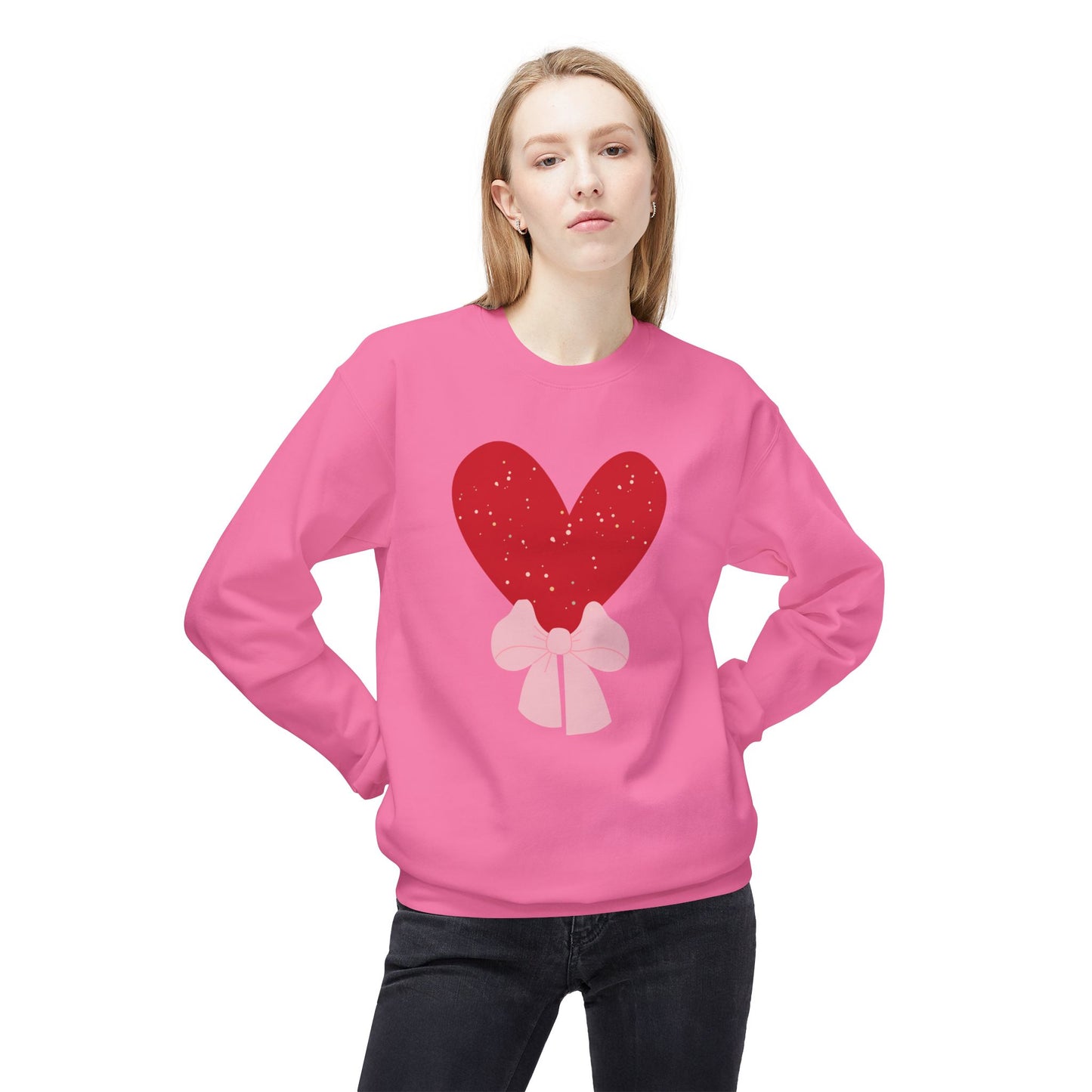 My valentine Unisex Midweight Softstyle Fleece Crewneck Sweatshirt