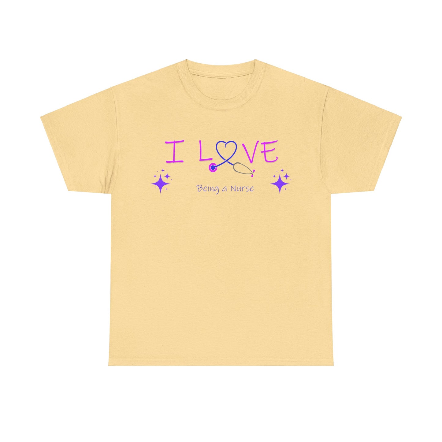 love being a nurse Unisex Heavy Cotton Tee
