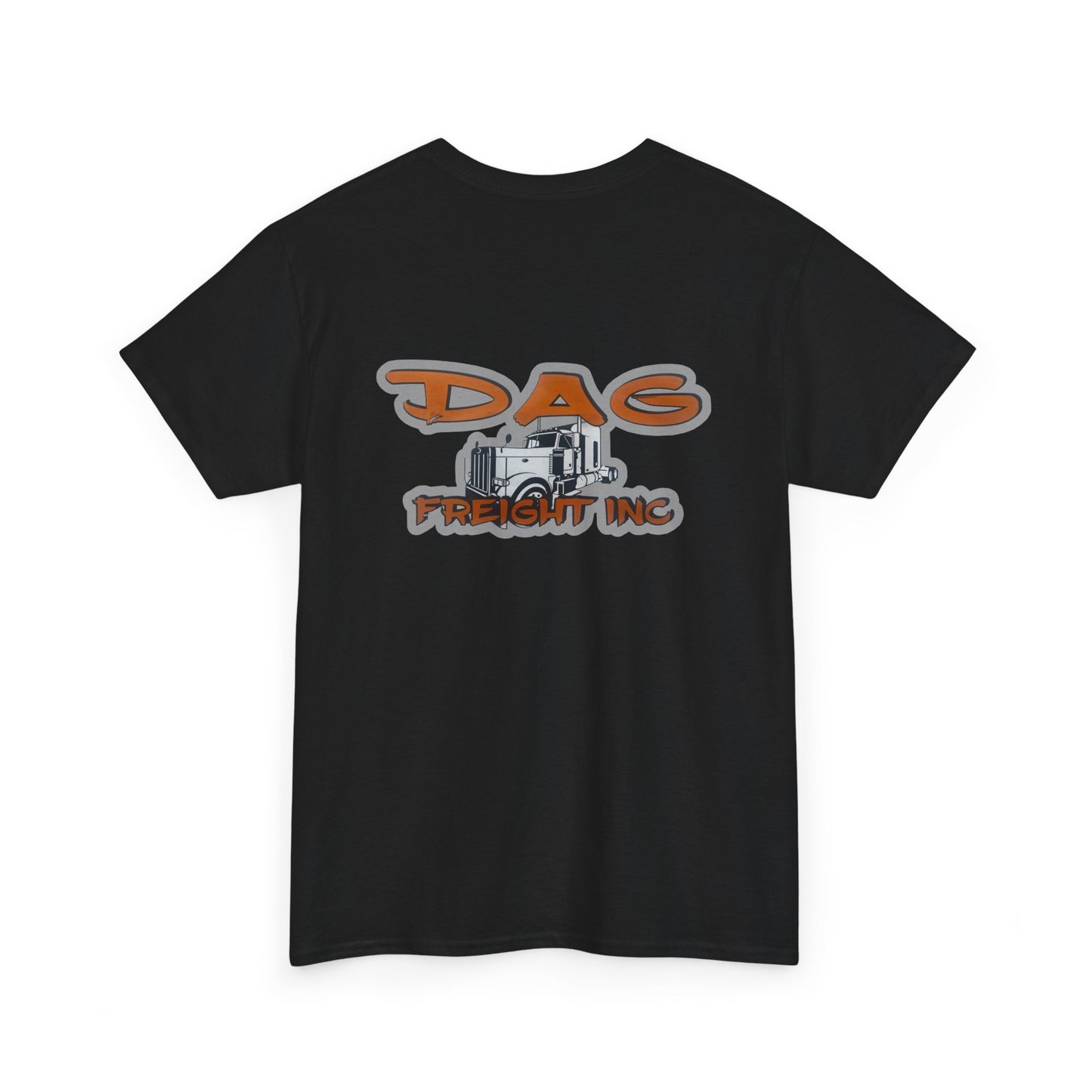 Dag freight Unisex Heavy Cotton Tee - DAG Freight Inc. Trucking Graphic Tee
