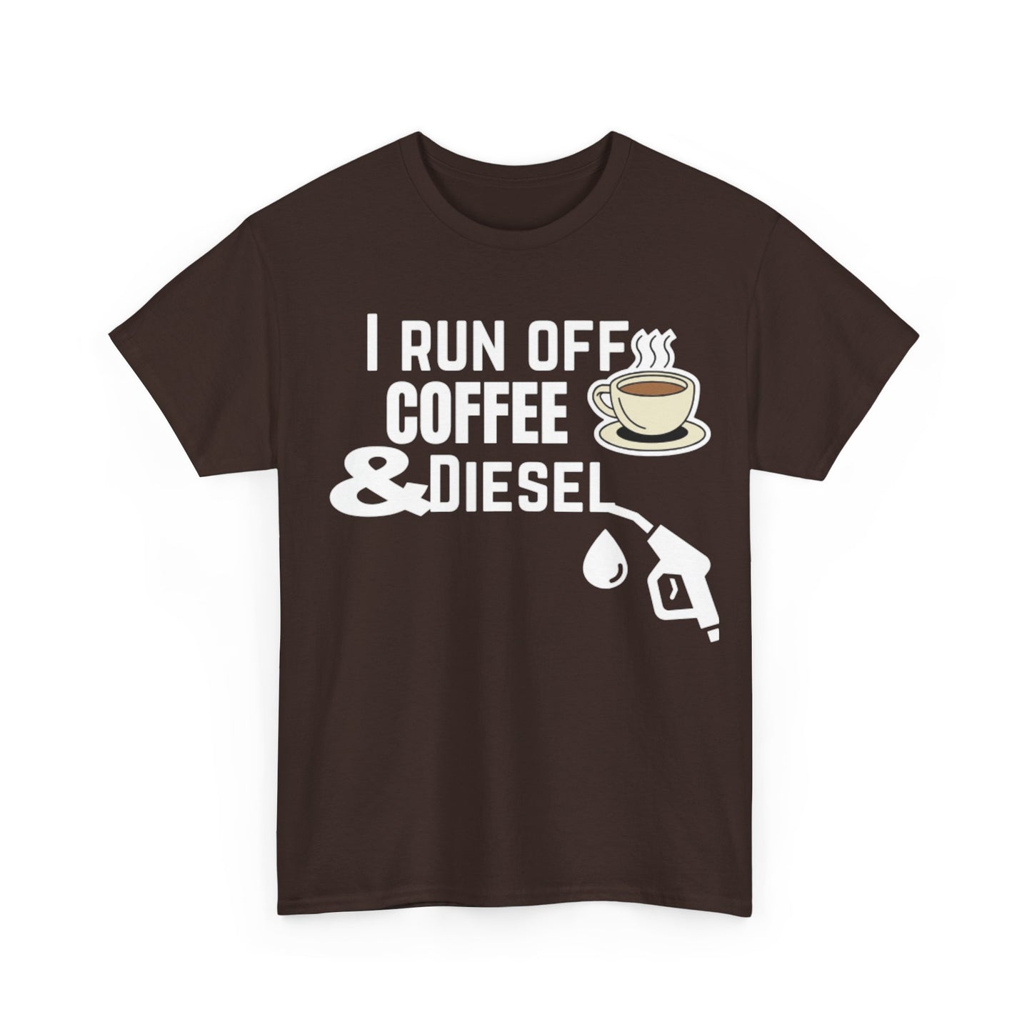Coffee Lover Unisex Heavy Cotton Tee - Casual Vintage Coffee Cup Graphic