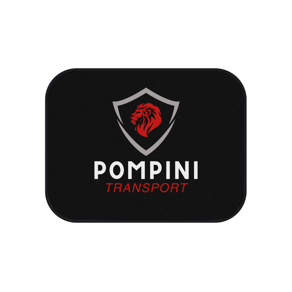 PompiniTransport Luxury Logo Car Mats (Set of 4) — Ismalaire Transport Emblem