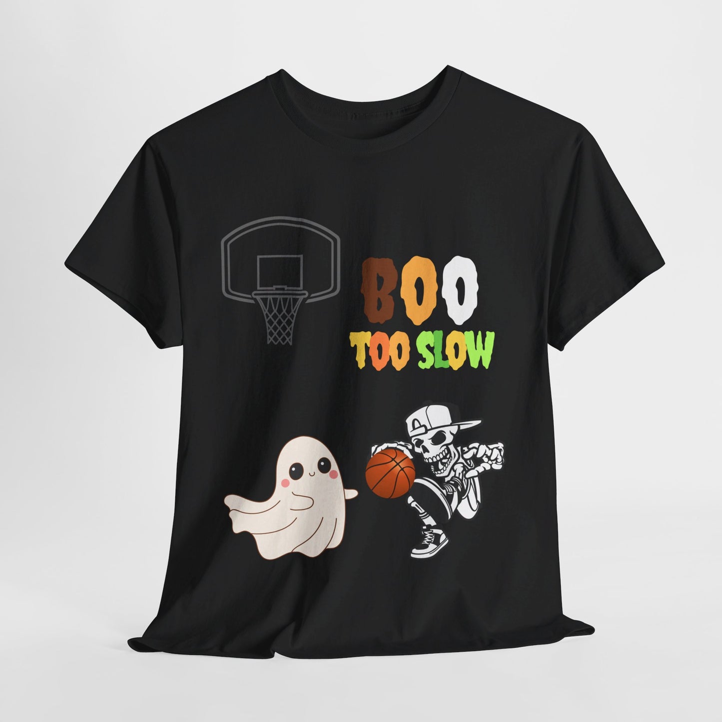 Halloween tshirt boo too slow Unisex Heavy Cotton Tee