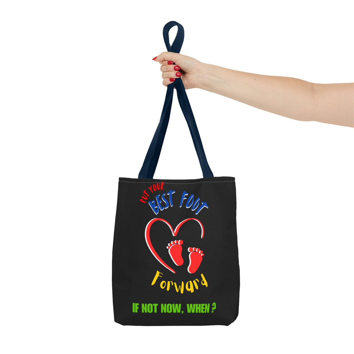 Put your best foot forward tote