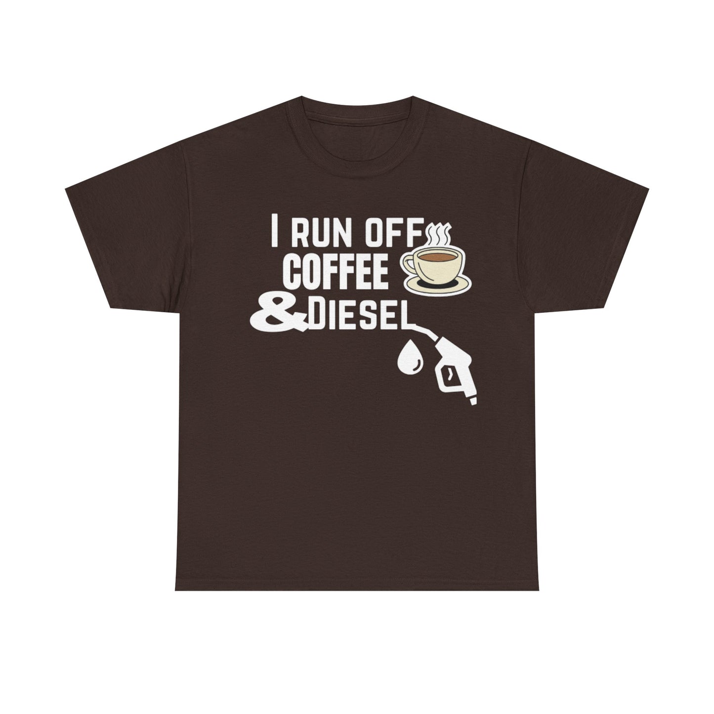 Coffee Lover Unisex Heavy Cotton Tee - Casual Vintage Coffee Cup Graphic