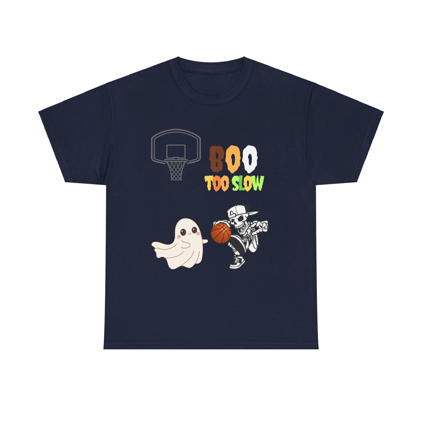Halloween tshirt boo too slow Unisex Heavy Cotton Tee