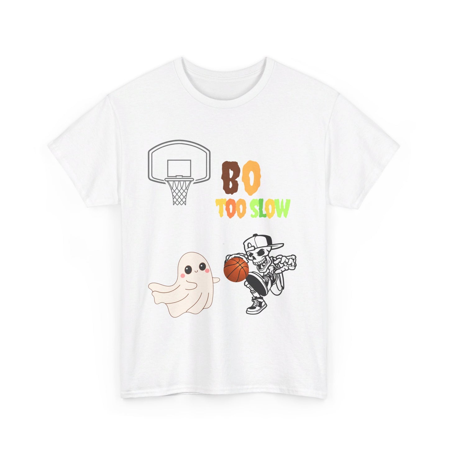 Halloween tshirt boo too slow Unisex Heavy Cotton Tee