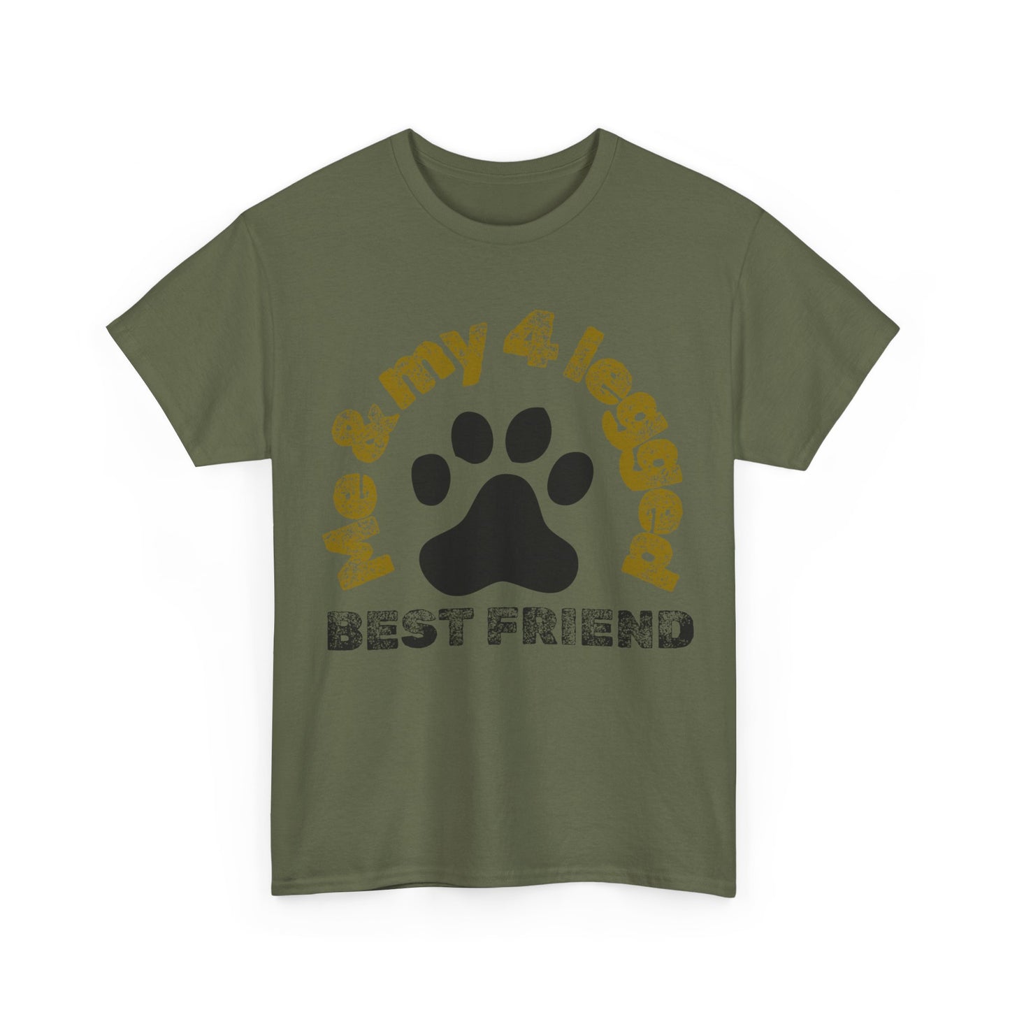 Me and my 4 legged best friend Unisex Heavy Cotton Tee