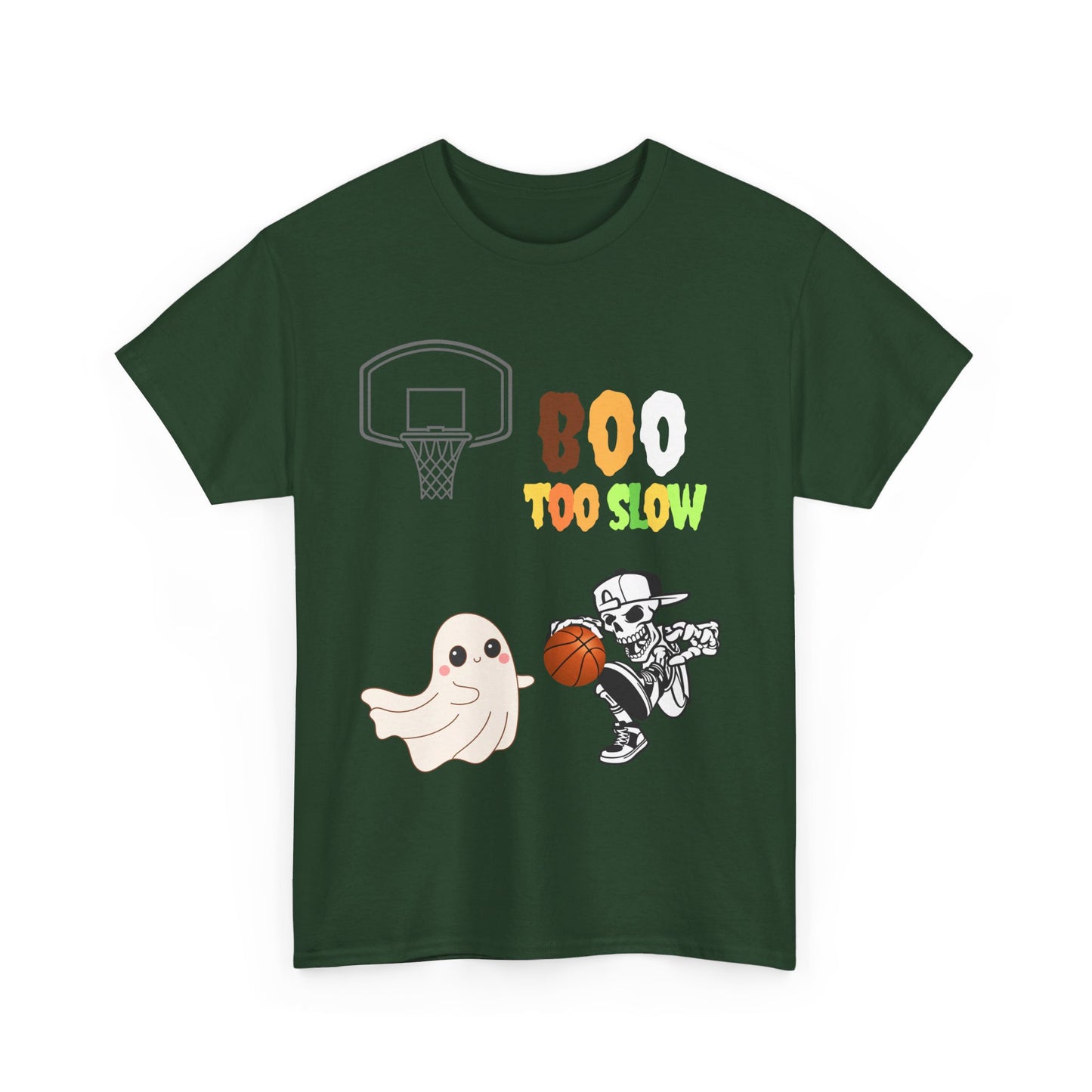 Halloween tshirt boo too slow Unisex Heavy Cotton Tee