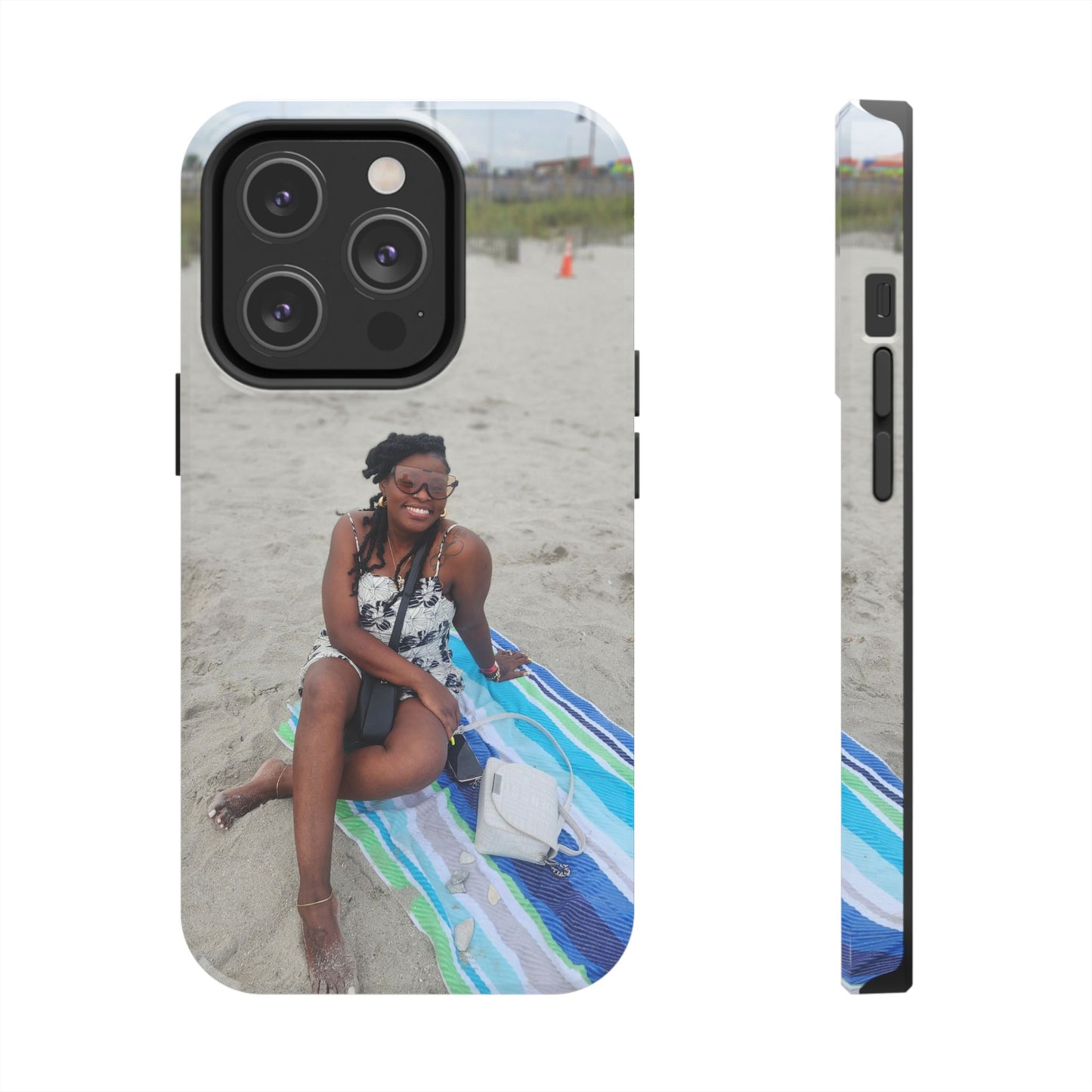 Her Personalized Tough Phone Cases, Customizable Phone Cover, Durable Phone Protection, Beach Memories Case, Unique Gift Idea, Summer Vibes
