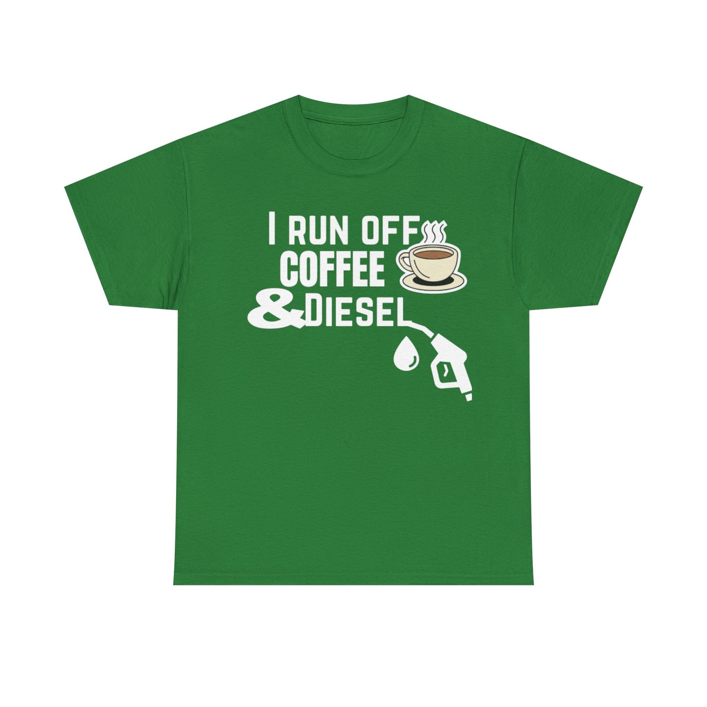 Coffee Lover Unisex Heavy Cotton Tee - Casual Vintage Coffee Cup Graphic