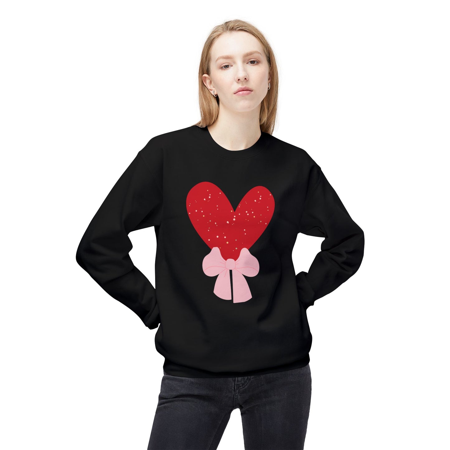 My valentine Unisex Midweight Softstyle Fleece Crewneck Sweatshirt