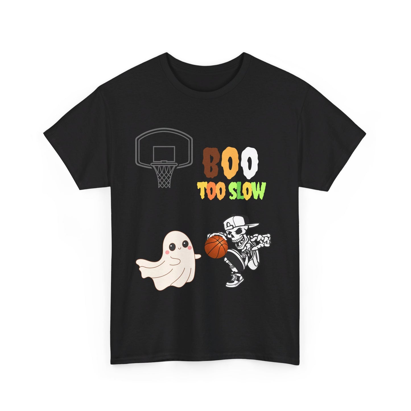 Halloween tshirt boo too slow Unisex Heavy Cotton Tee