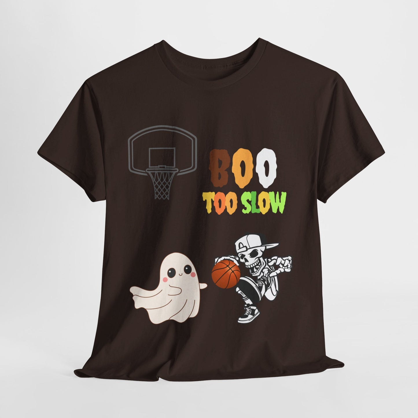 Halloween tshirt boo too slow Unisex Heavy Cotton Tee