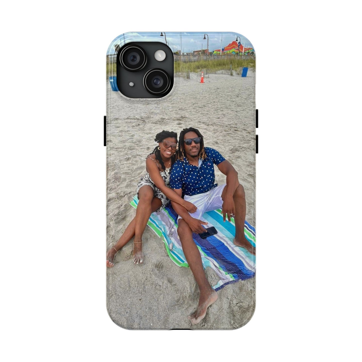 Personalized Tough Phone Cases, Customizable Phone Cover, Durable Phone Protection, Beach Memories Case, Unique Gift Idea, Summer Vibes