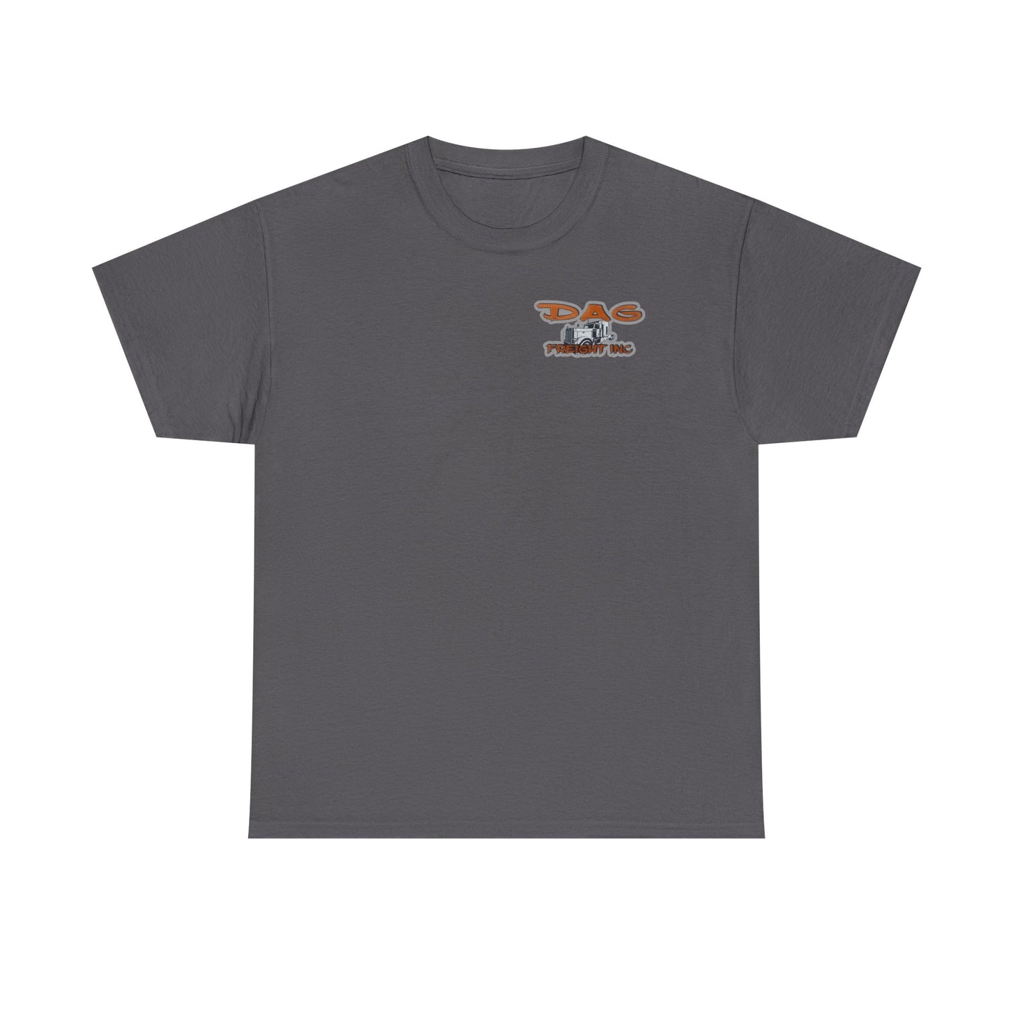 Dag freight Unisex Heavy Cotton Tee - DAG Freight Inc. Trucking Graphic Tee