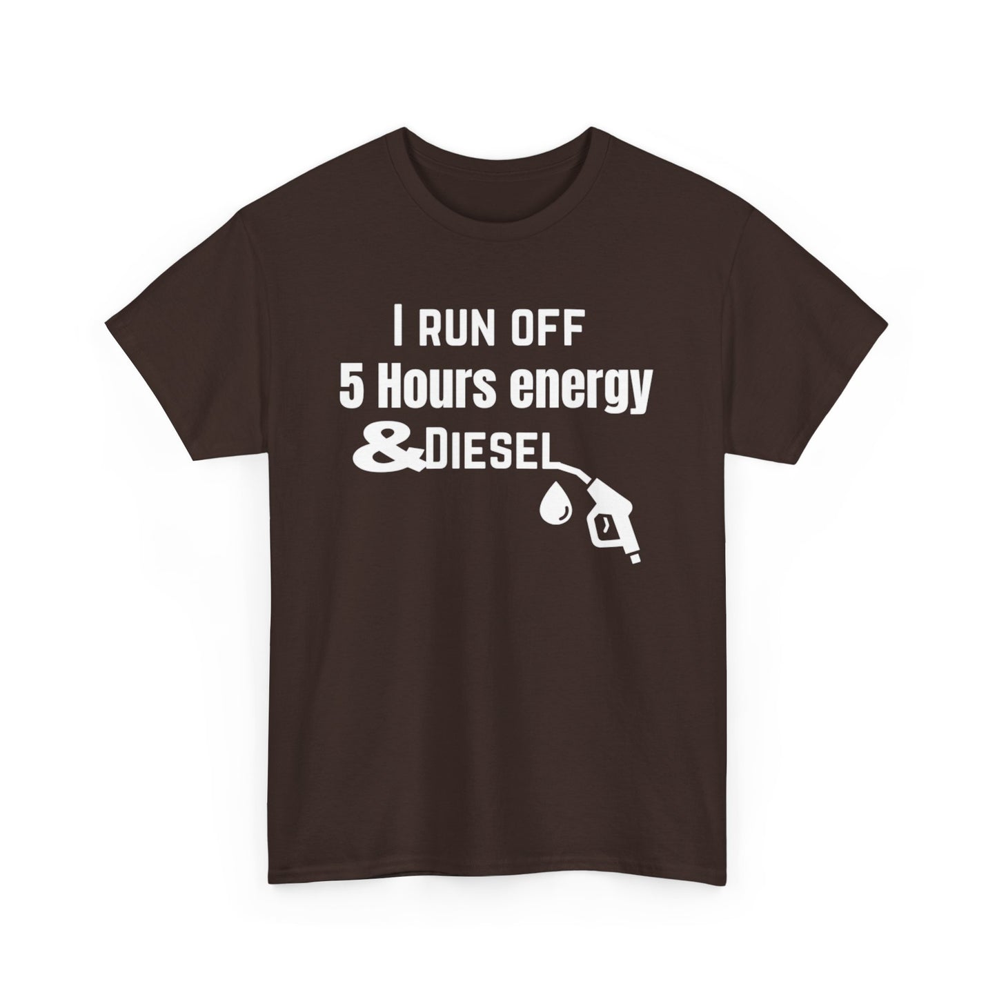 5 hours energy Lover, Caffein lover, Unisex Heavy Cotton Tee - Casual Vintage Coffee Cup Graphic