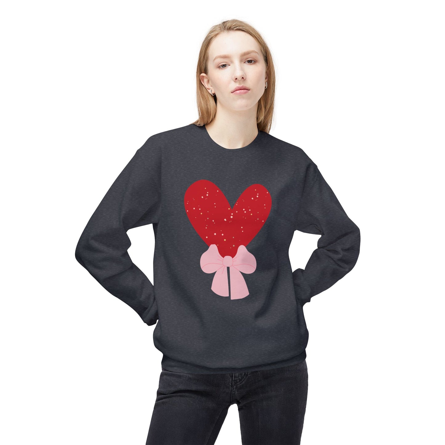My valentine Unisex Midweight Softstyle Fleece Crewneck Sweatshirt