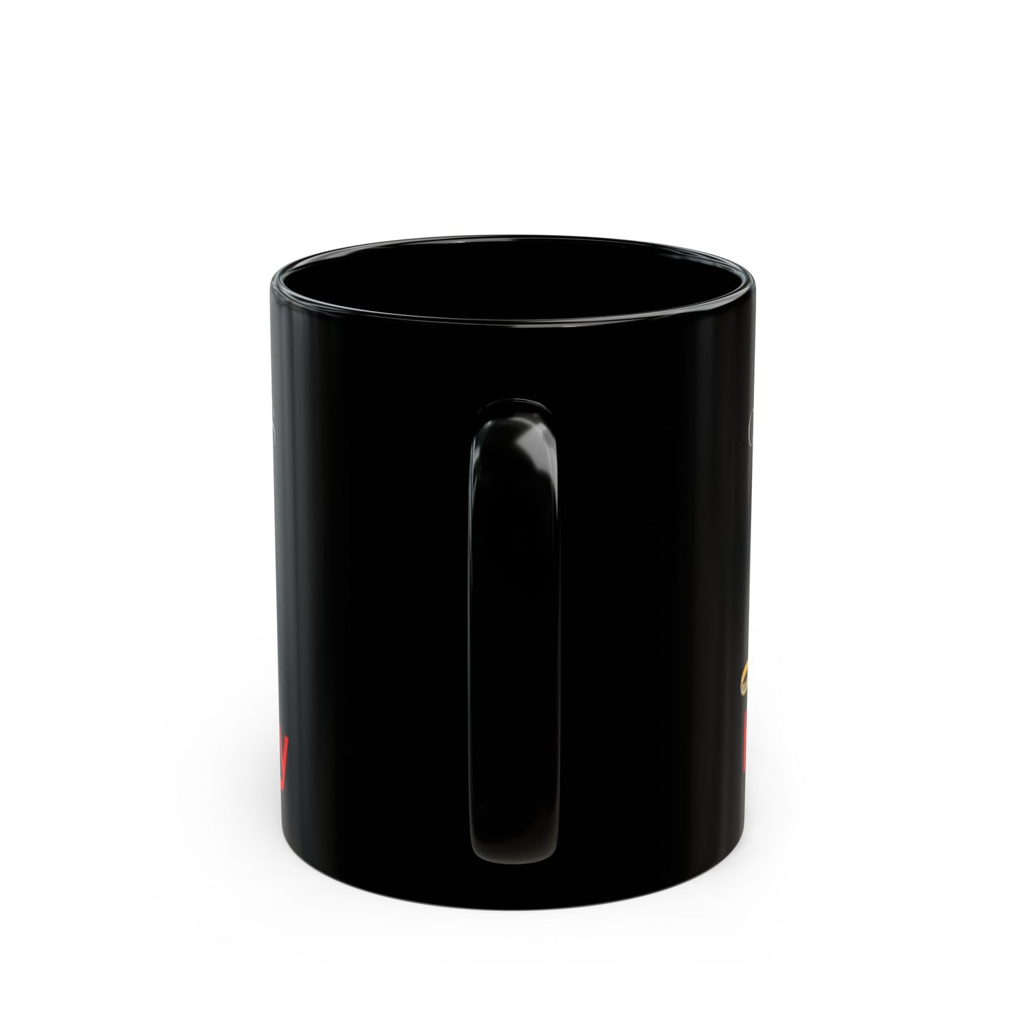 My first Christmas as hubby, Black Mug (11oz, 15oz)