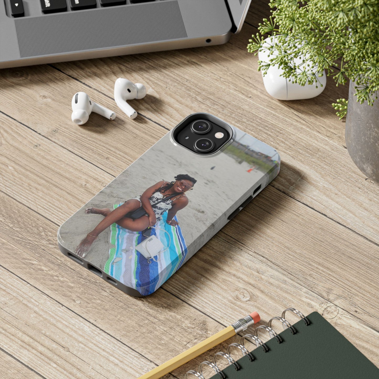 Her Personalized Tough Phone Cases, Customizable Phone Cover, Durable Phone Protection, Beach Memories Case, Unique Gift Idea, Summer Vibes