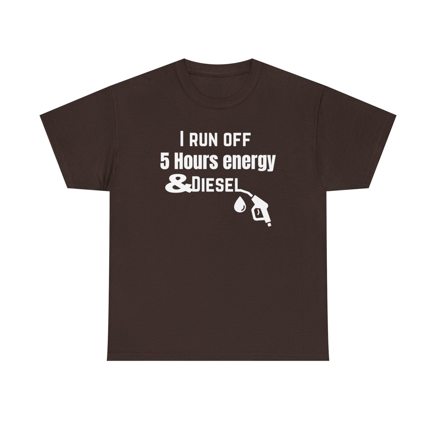5 hours energy Lover, Caffein lover, Unisex Heavy Cotton Tee - Casual Vintage Coffee Cup Graphic