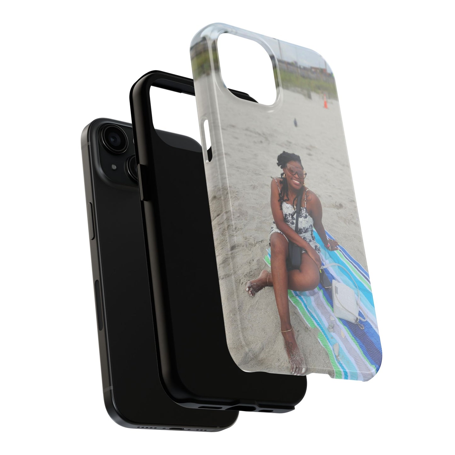 Her Personalized Tough Phone Cases, Customizable Phone Cover, Durable Phone Protection, Beach Memories Case, Unique Gift Idea, Summer Vibes