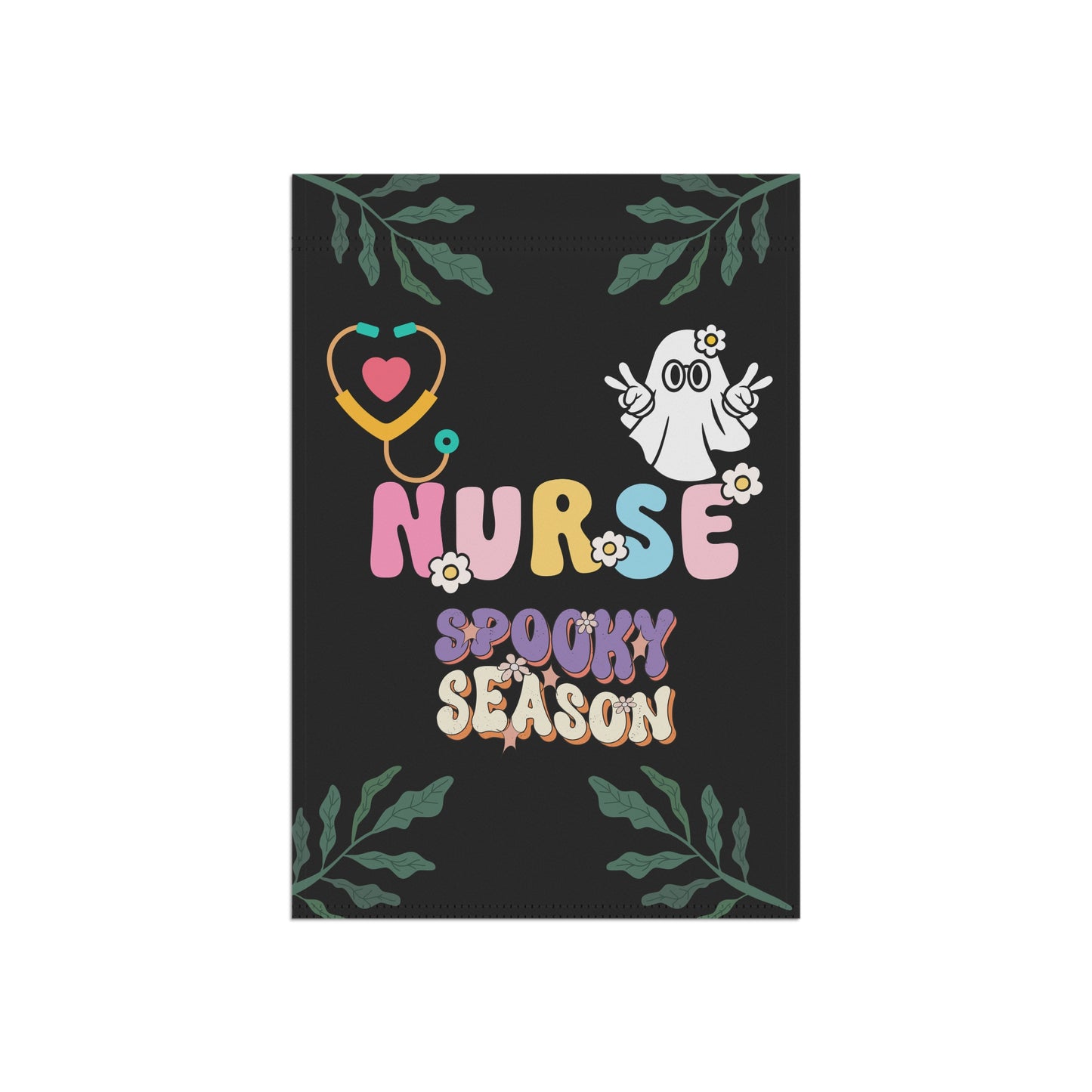 Halloween Nurse spooky season Garden & House Banner