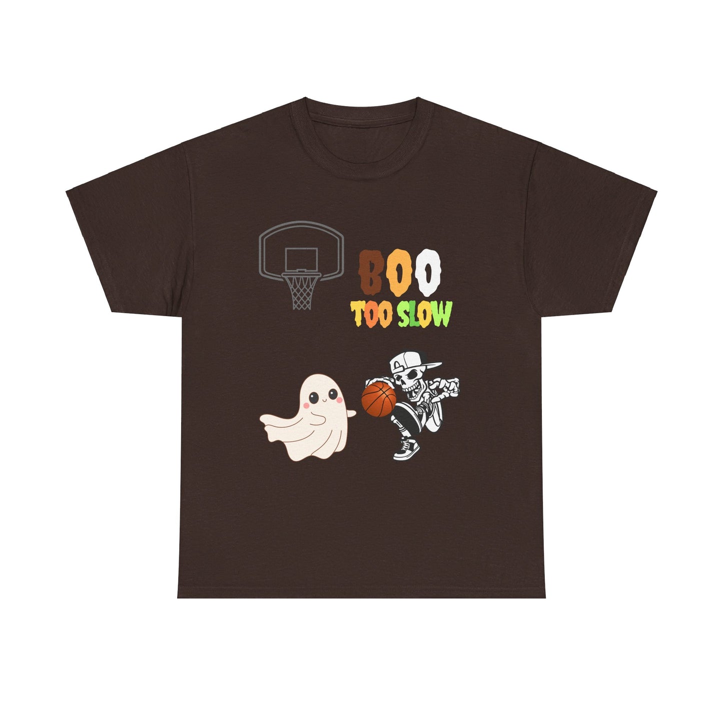 Halloween tshirt boo too slow Unisex Heavy Cotton Tee