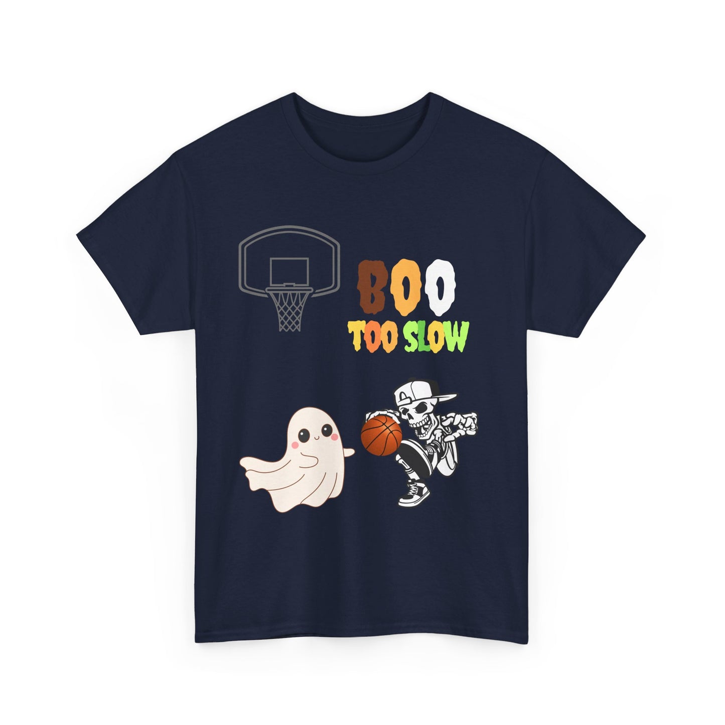 Halloween tshirt boo too slow Unisex Heavy Cotton Tee
