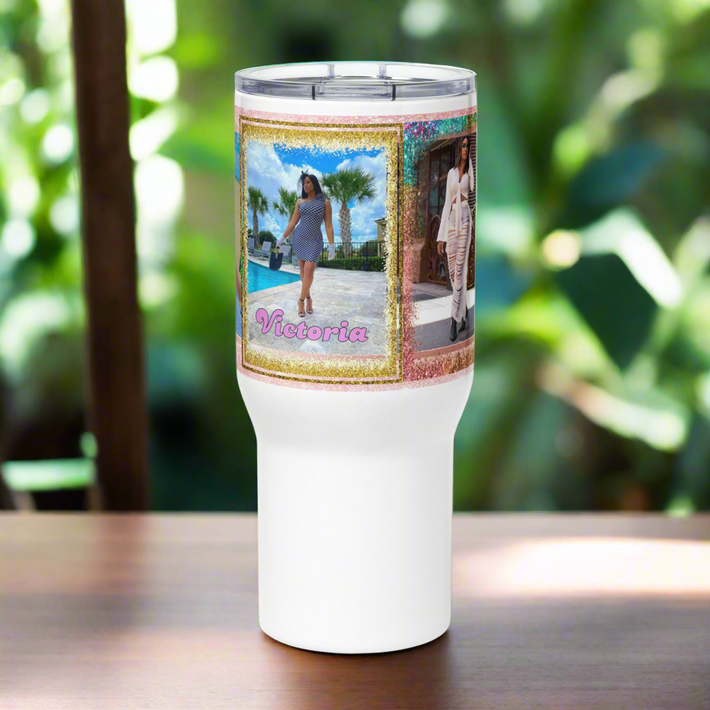 Victoria Travel mug with a handle
