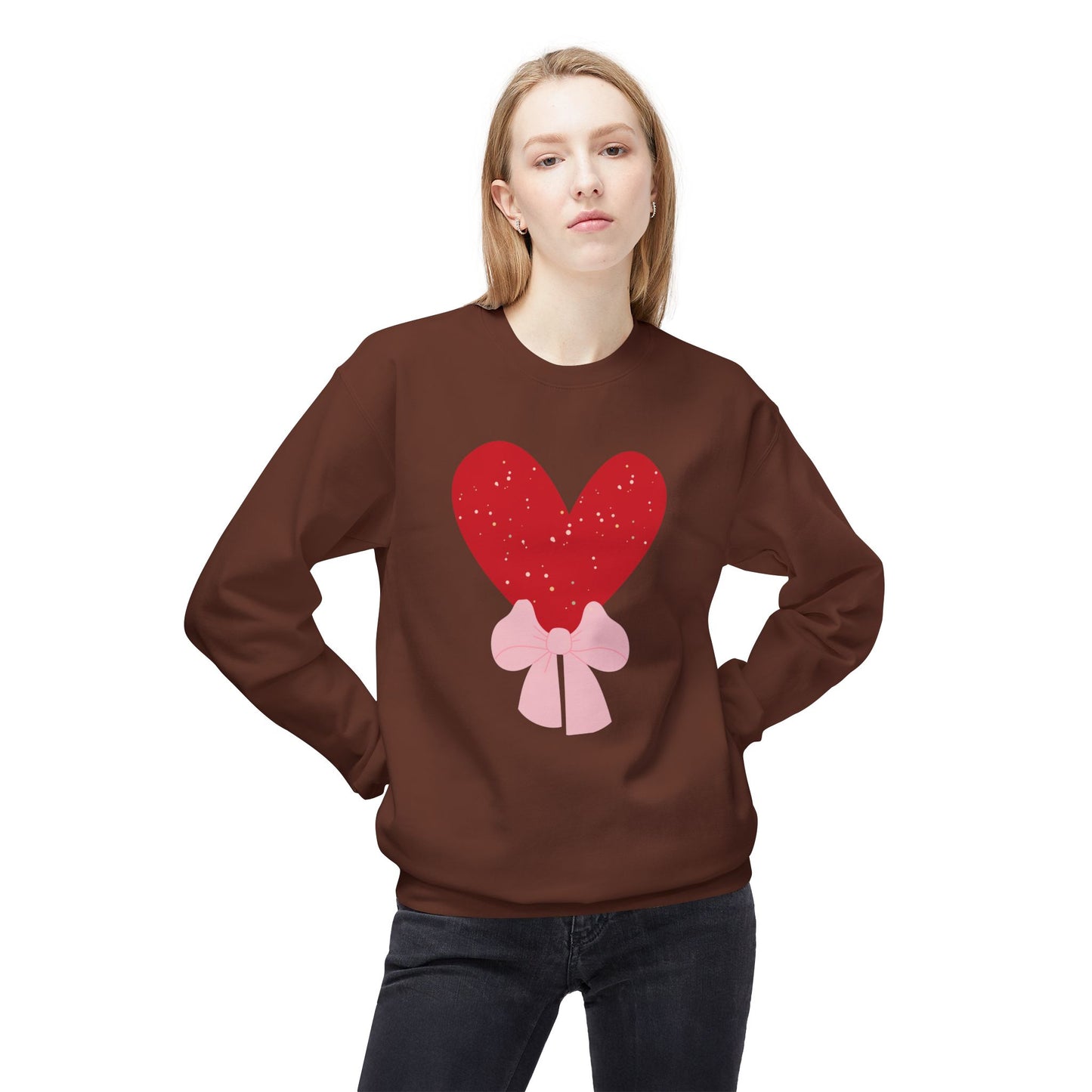 My valentine Unisex Midweight Softstyle Fleece Crewneck Sweatshirt