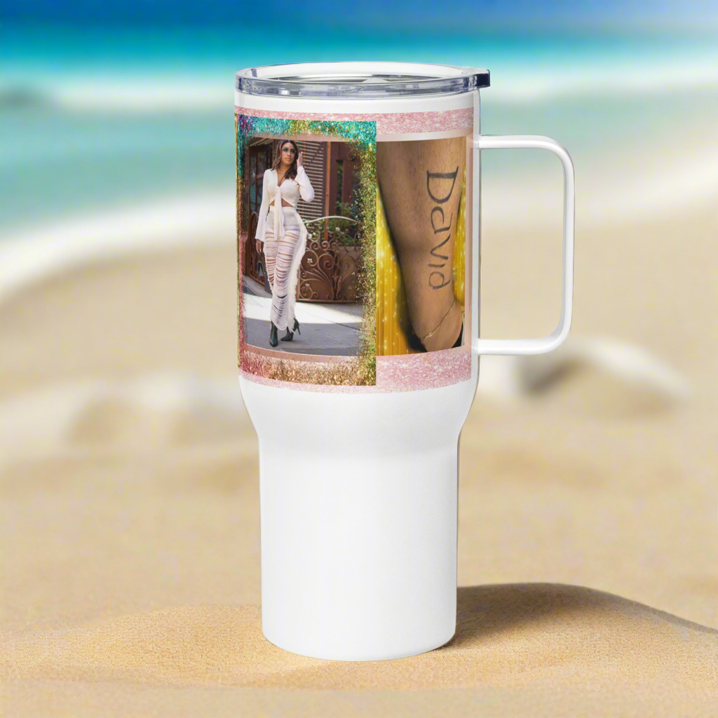 Victoria Travel mug with a handle