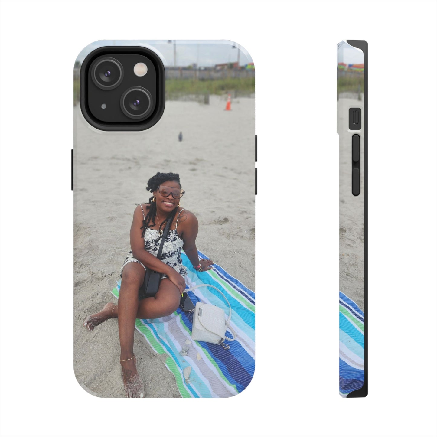 Her Personalized Tough Phone Cases, Customizable Phone Cover, Durable Phone Protection, Beach Memories Case, Unique Gift Idea, Summer Vibes