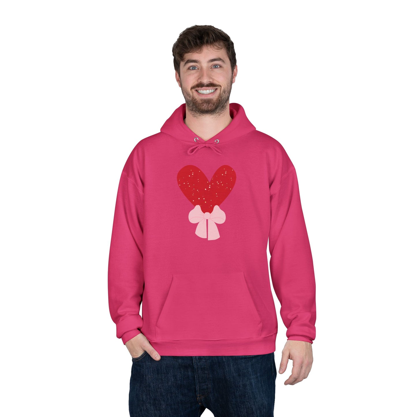 Valentines day heart Unisex EcoSmart® Pullover Hoodie Sweatshirt