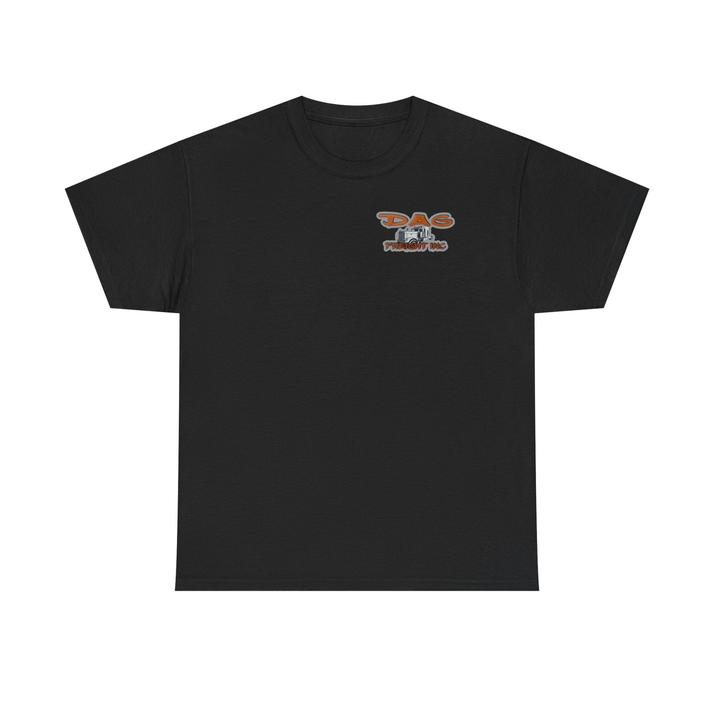 Dag freight Unisex Heavy Cotton Tee - DAG Freight Inc. Trucking Graphic Tee