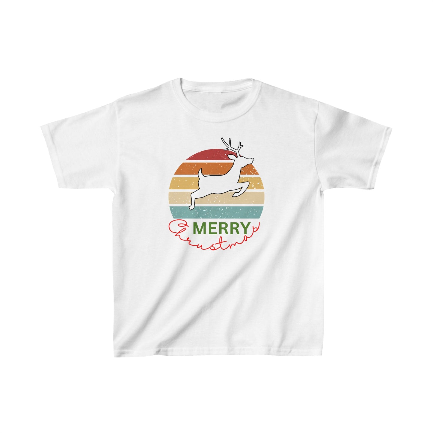 Merry Christmas. Kids Heavy Cotton™ Tee