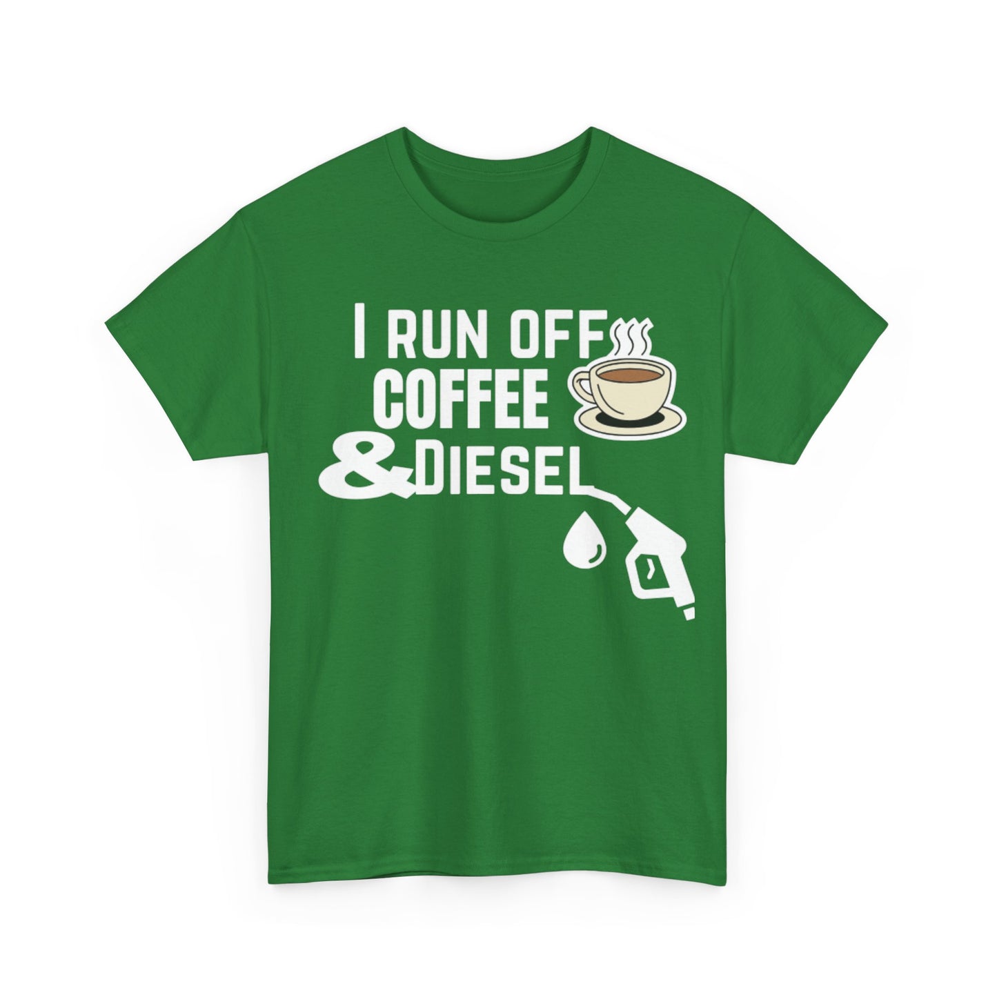 Coffee Lover Unisex Heavy Cotton Tee - Casual Vintage Coffee Cup Graphic