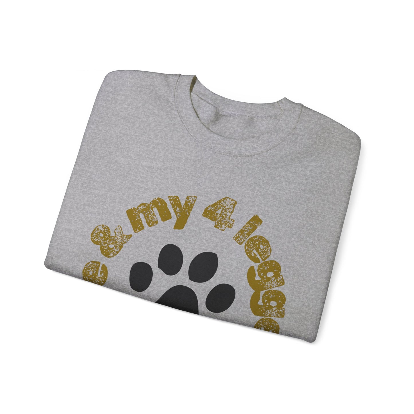 Me and 4 legged best friend Unisex Heavy Blend™ Crewneck Sweatshirt