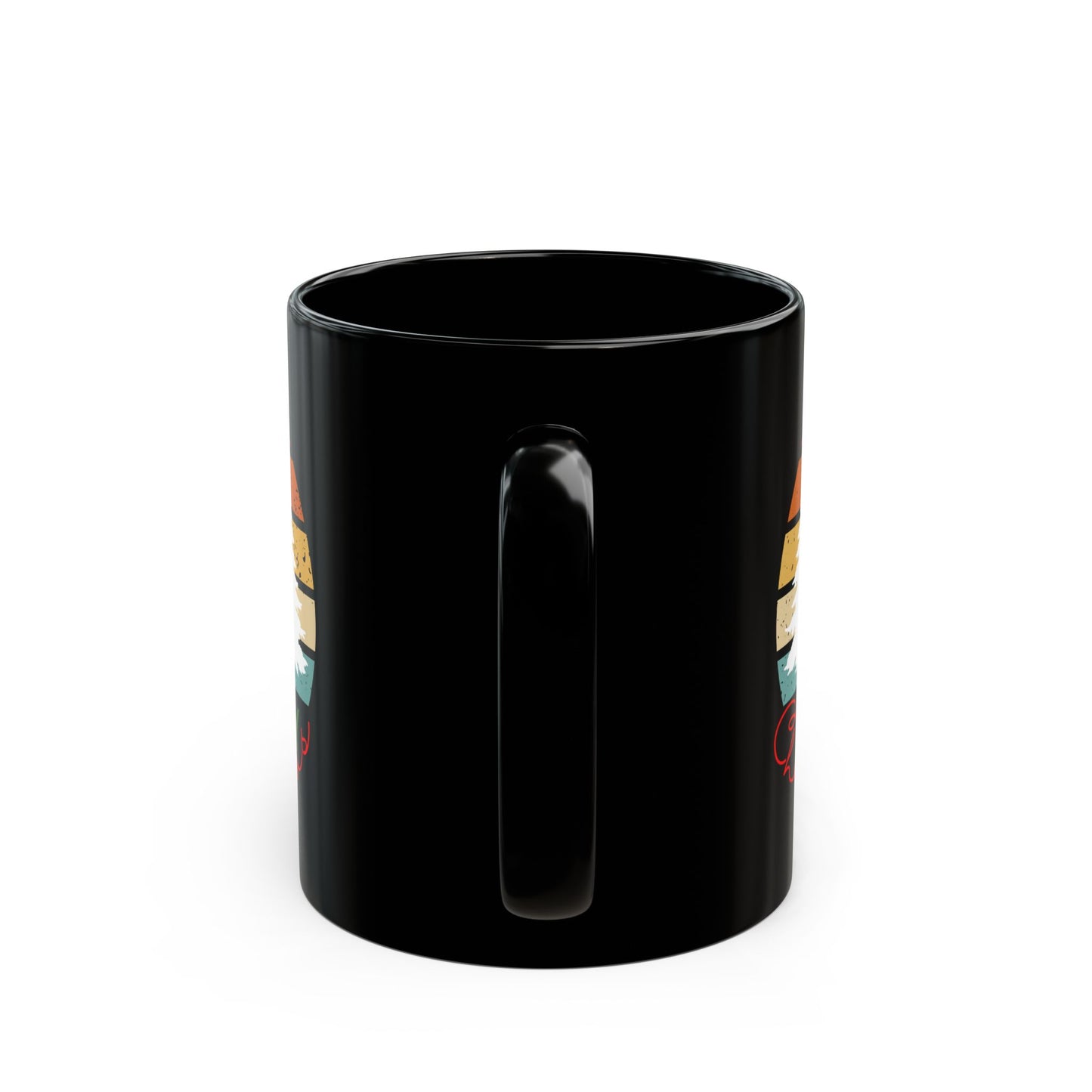 Merry Christmas, Black Mug (11oz, 15oz)