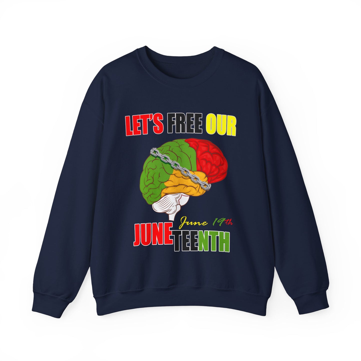 Juneteenth June 19 Unisex Heavy Blend™ Crewneck Sweatshirt