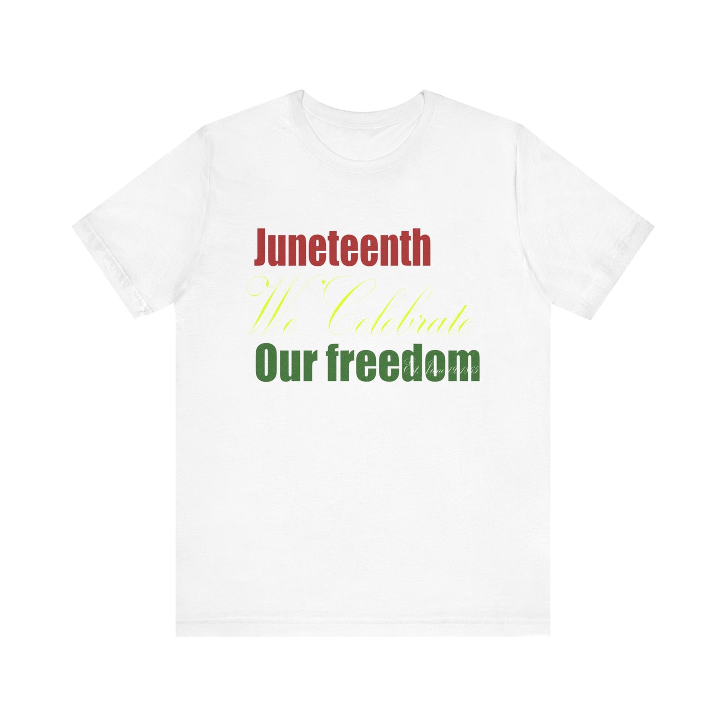 Juneteeth June 19 Unisex Jersey Short Sleeve Tee