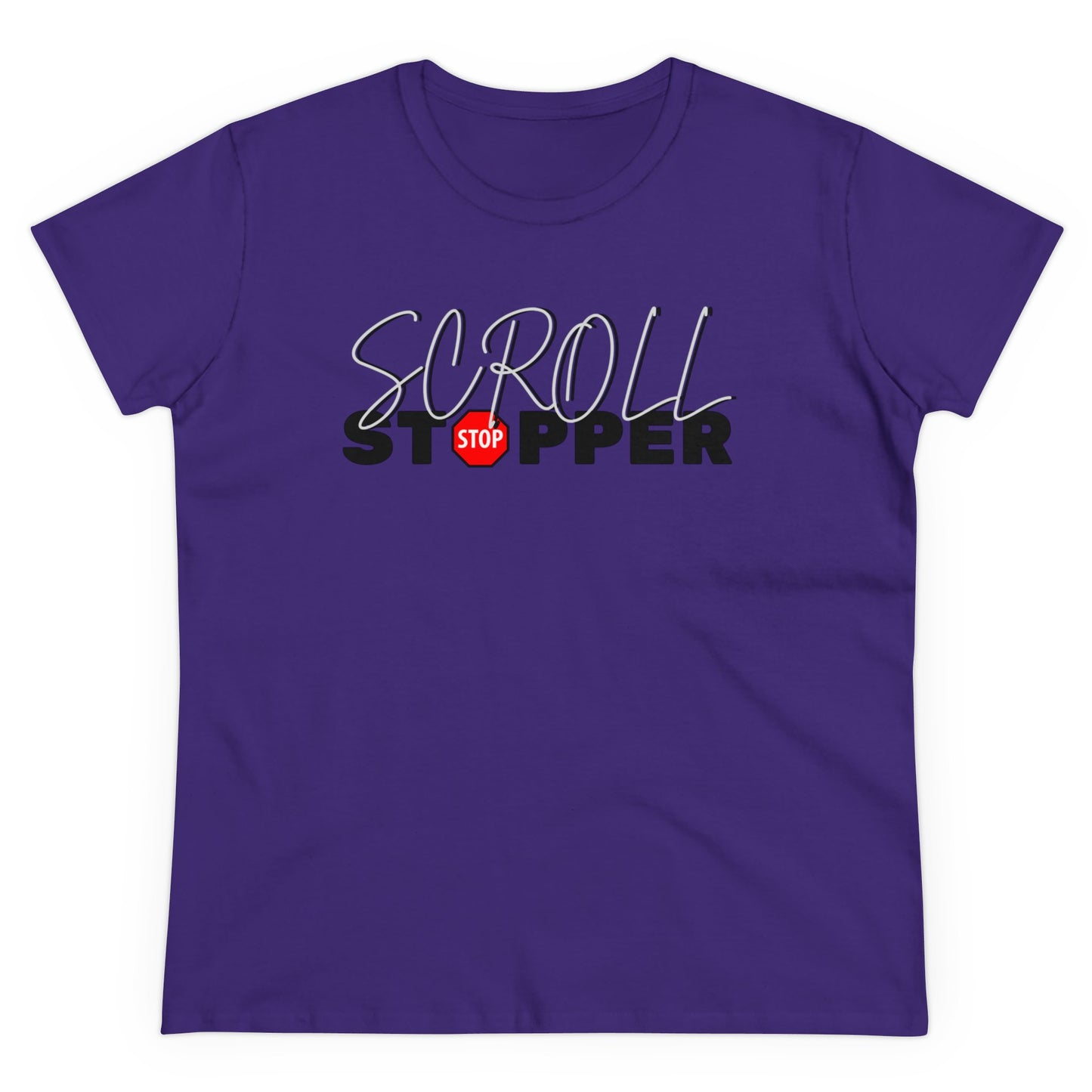 Copy of Scroll stopper cute Women's Midweight Cotton Tee