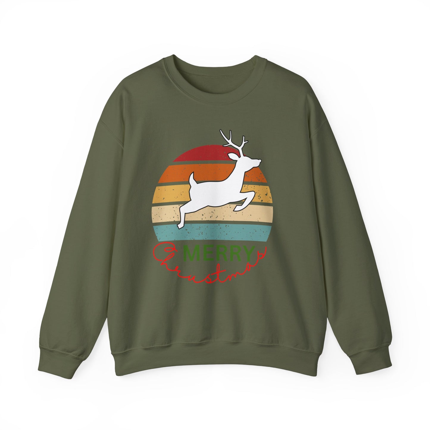 Ho ho ho deer, Merry Christmas. Crewneck Sweatshirt