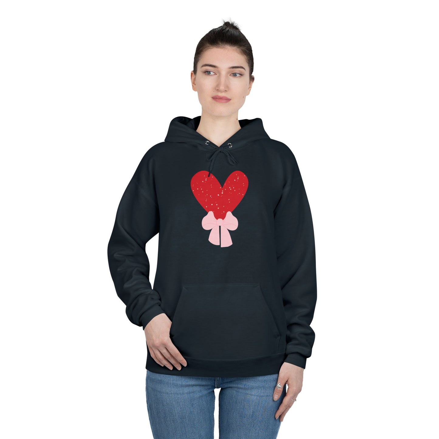 Valentines day heart Unisex EcoSmart® Pullover Hoodie Sweatshirt